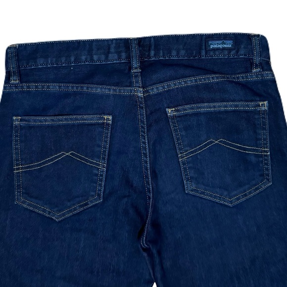 Gorpcore Women’s Patagonia Boyfriend Denim Dark Blue Jeans Size 25 - Picture 6 of 14